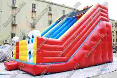 Детский надувной батут-горка "Зайка" 8*5*6 м