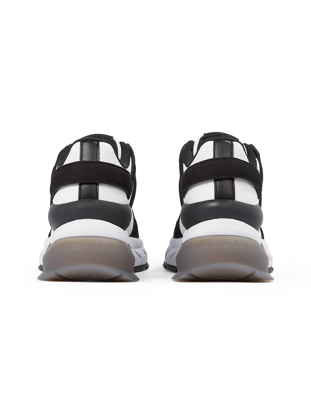 Кожаные кроссовки CALVIN KLEIN JEANS - черный(YW0YW01577)