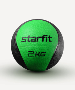 Медбол высокой плотности STARFIT GB-702, 2 кг, зеленый