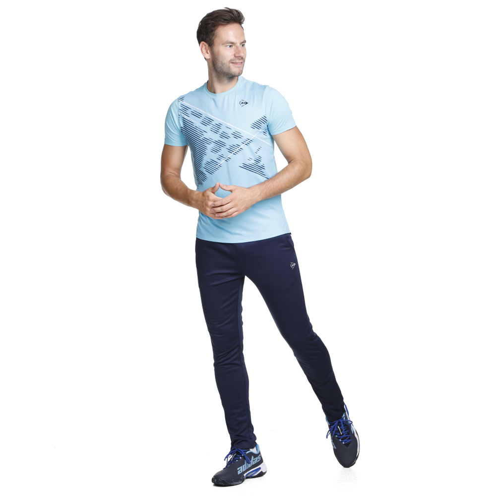 Мужское теннисное поло Dunlop Game 1 T-Shirt Men - Light Blue