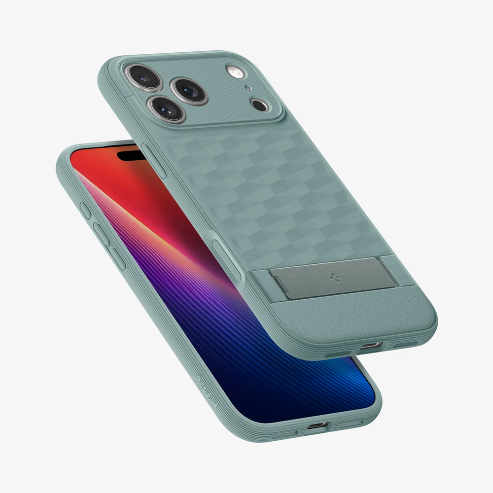 Чехол Spigen Parallax S Magsafe для iPhone 17 Pro Max зеленый