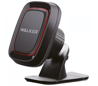 Автодержатель WALKER CX-008 магнитный на панель, черный