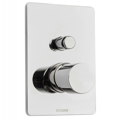 Bossini смеситель для душа с переключателем на 2 выхода, встраиваемый, внешняя часть, цвет хром