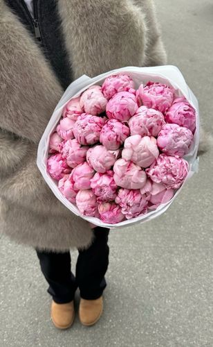 21 Розовый пион