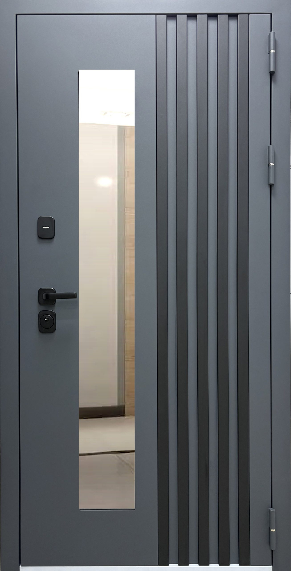 Рейки RAL7024 серая Стеклопакет