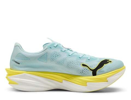 Кроссовки для бега мужские Puma Deviate Nitro Elite 4 M Голубо-желтые