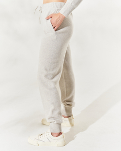 Брюки в спортивном стиле из шерсти мериноса