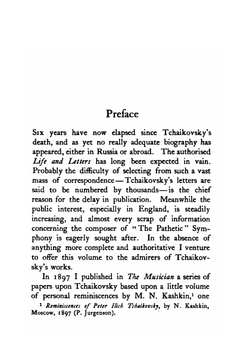 Tchaikovsky. His Life and Works, With Extracts from His Writings, and the diary of his tour abroard in 1888 | Rosa Harriet Jeaffreson Newmarch