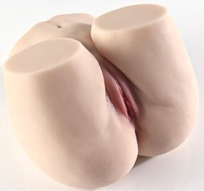 Мастурбатор реалистичный вагина и анус телесный 20 см