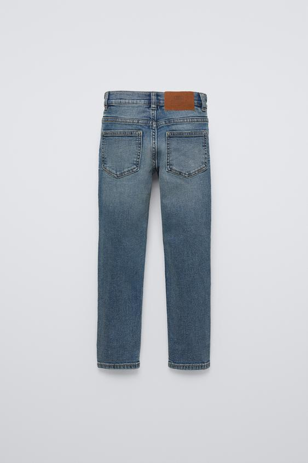 ZARA ДЖИНСЫ SKINNY FIT, ВЫЦВЕТШИЙ СИНИЙ