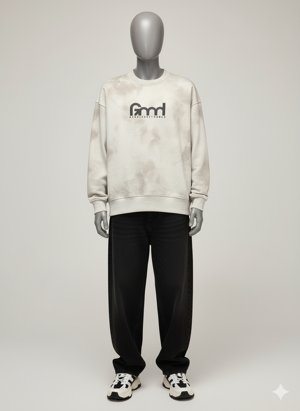 Стильная оверсайз толстовка 100% хлопок