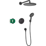 Душевая система Hansgrohe Croma 27961670 черный матовый