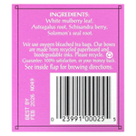 Triple Leaf Tea, чай из листьев шелковицы, без кофеина, 20 чайных пакетиков, 33 г (1,16 унции)