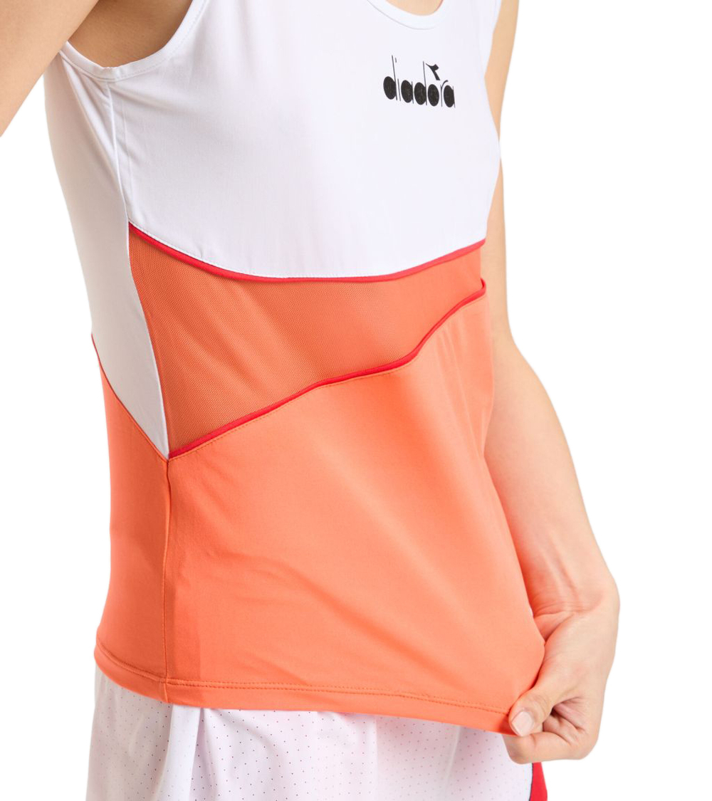 Женский топ теннисный Diadora L. Tank Icon W - разноцветный