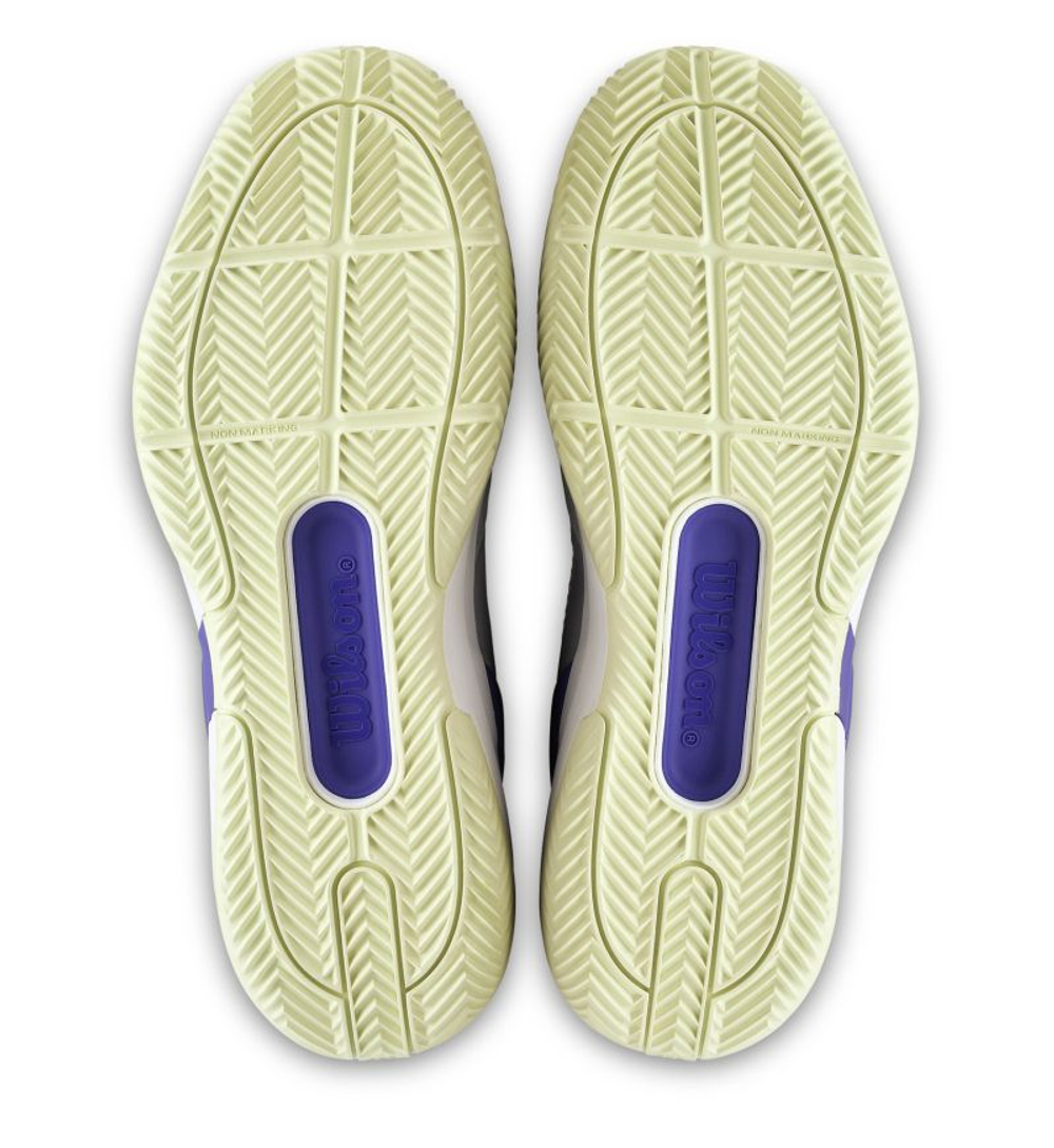 Мужские кроссовки теннисные Wilson Rush Pro 5 Clay - grey dawn/black/tender yellow