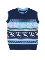 Жилет вязаный