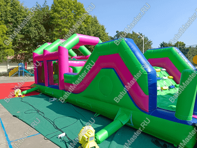 Коммерческая надувная полоса препятствий "Азарт"