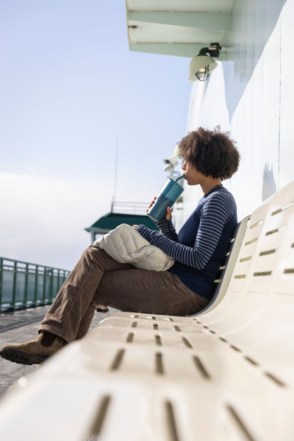 Термостакан Klean Kanteen Rise Tumbler 26oz Straw Lid (770 мл) Brittany Blue