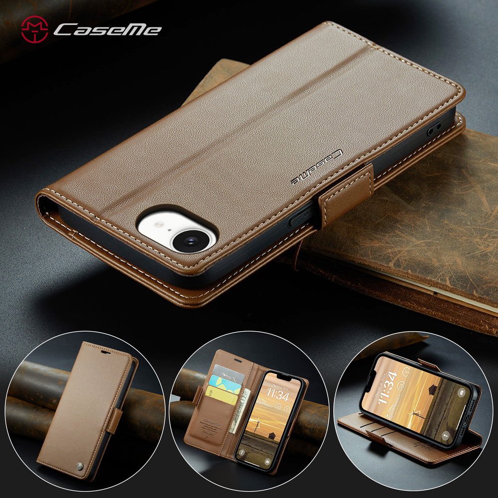Чехол-книжка CaseMe Smooth iPhone 16e