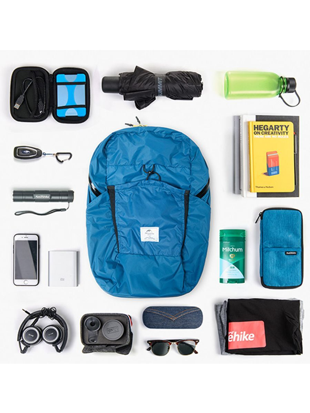 Рюкзак Naturehike NH17A017-B 22 л компактный ультралегкий чёрный