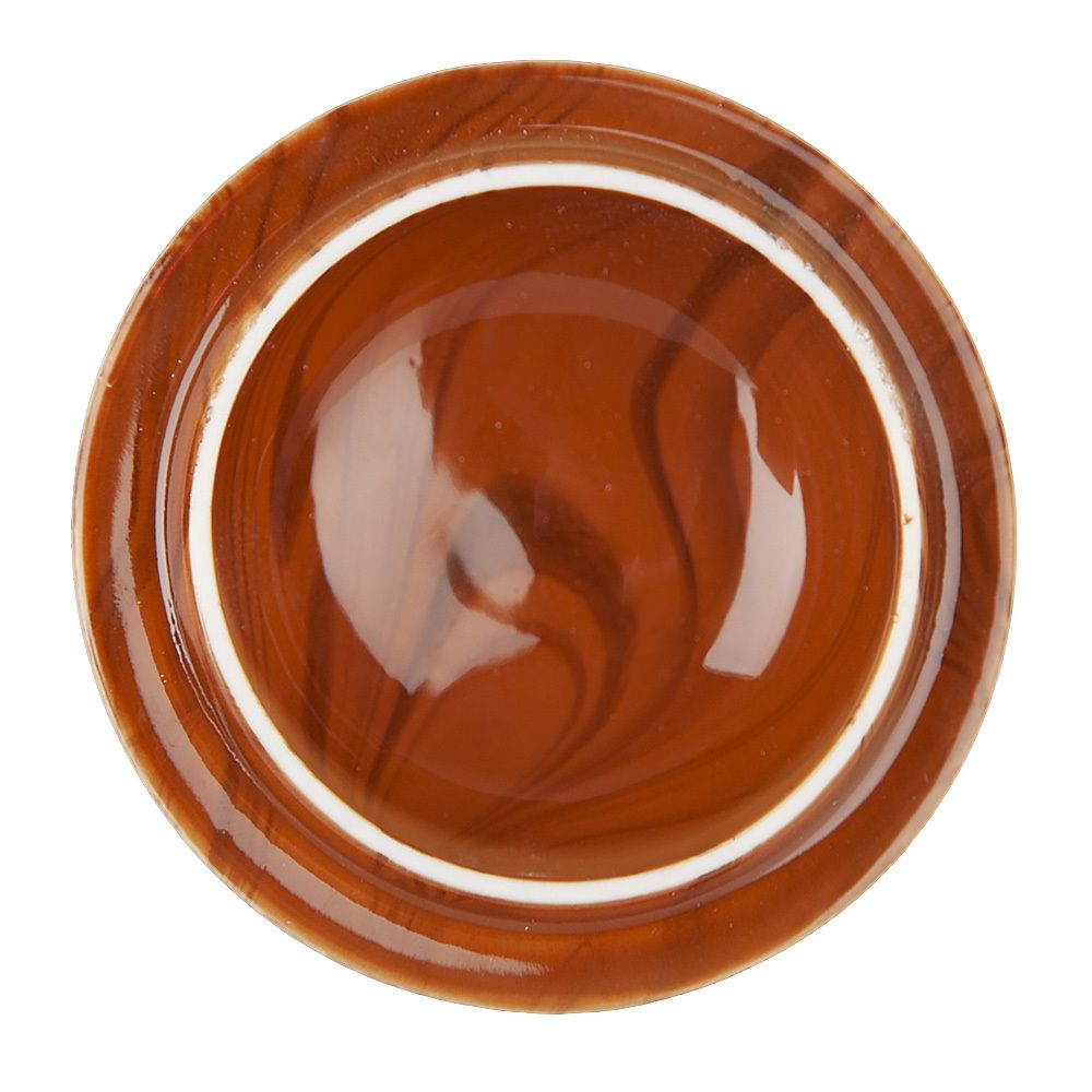 Кружка с крышкой и фильтром "Wooden Grain" v=320мл (фарфор) (индивидуальная упаковка)