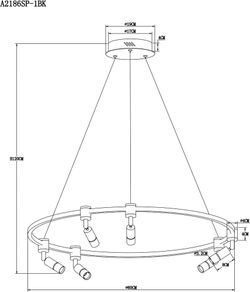 Подвесная люстра Arte Lamp