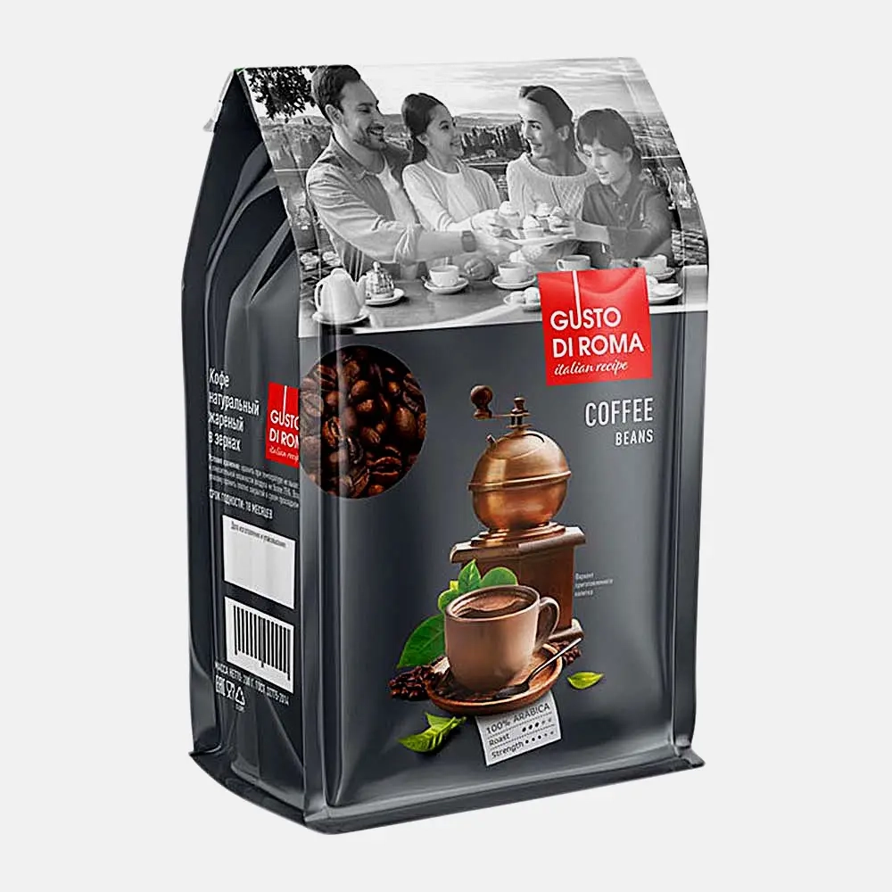 Кофе в зернах Gusto Di Roma натуральный 200г