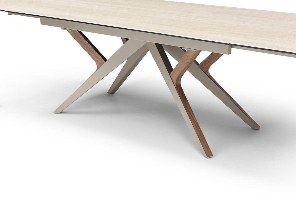 Стол DT2448 (180-260) MILAN TRAVERTINE