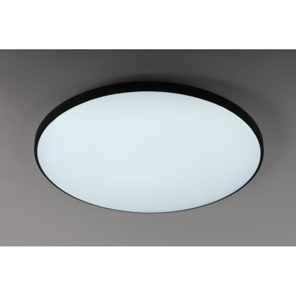 Светильник потолочный светодиодный ЭРА Классик с ДУ SPB-6 Slim Base BK 80W-3K-6,5K-R 3000-6500K