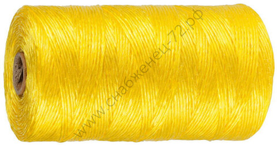 STAYER d 1.5 мм, 500 м, 800 текс, 32 кгс, желтый, полипропиленовый шпагат (50077-500)