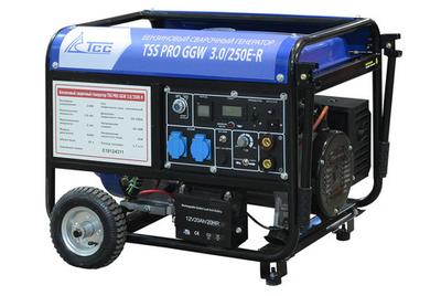 Бензиновый сварочный генератор (3 кВт) TSS PRO GGW 3.0/250E-R