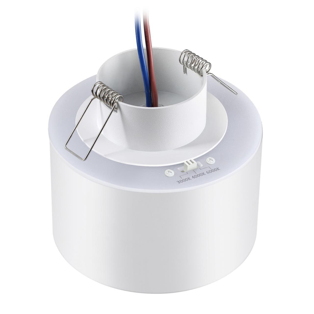 Встраиваемый светодиодный светильник Novotech GIRO 358961, IP20 LED 3000К\4000К\6000К 12W вниз + 3W вверх 110-265V