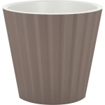 Горшок для цветов пластиковый 3,3л d-19см «Sand» c дренажной вставкой, французский платан