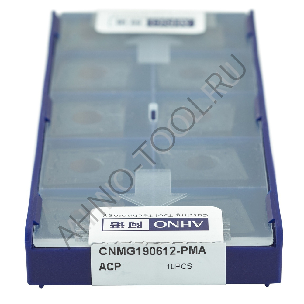 Пластина твердосплавная ISO CNMG190612-PMA ACP20E AHNO по стали, получистовая