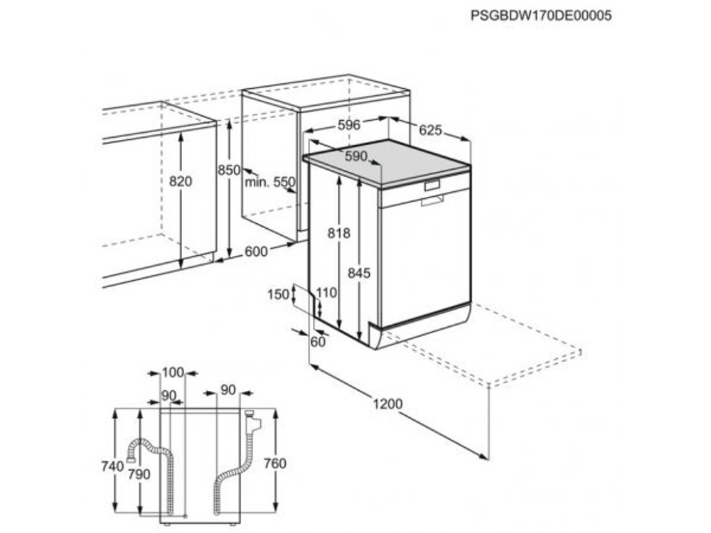 Посудомоечная машина Electrolux ESF 9526 LOX
