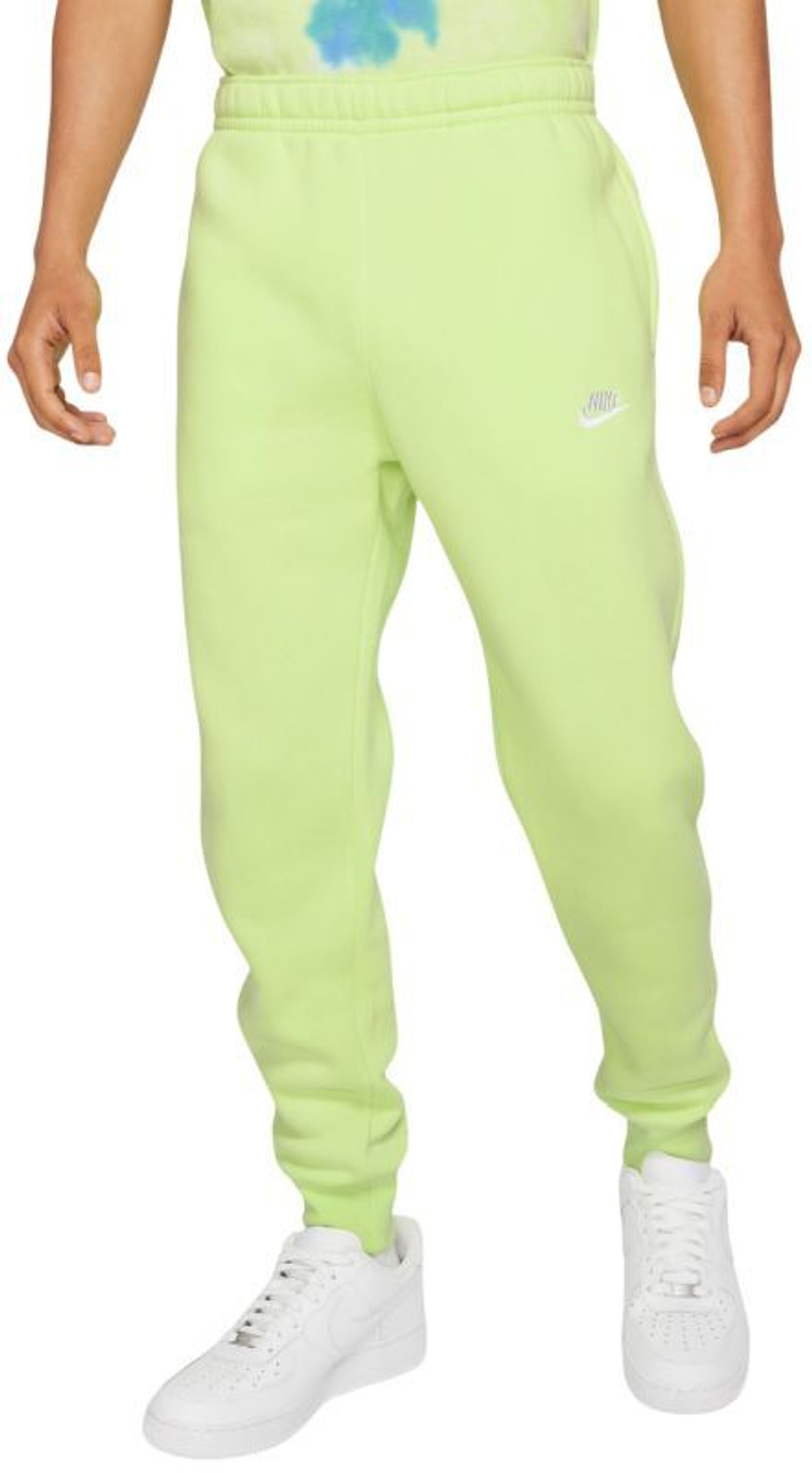 Мужские теннисные штаны Nike Sportswear Club Fleece - желтый