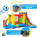 Батут для дачи "Замок радости" 3.4*2.8*2,05 м