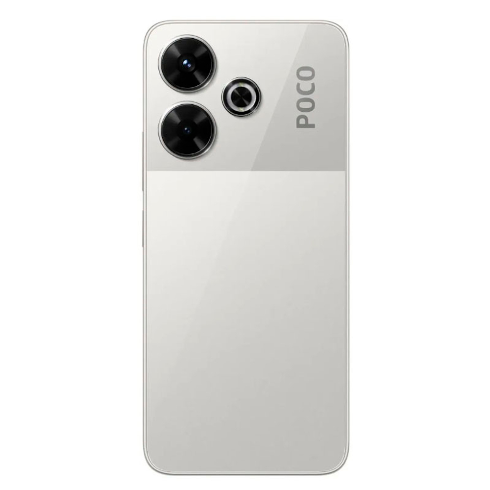 Смартфон Xiaomi Poco M6 8/256 ГБ, серебристый