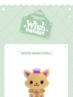 (ПРЕДЗАКАЗ) товары NCT WISH - WISH BAKERY 2026 POP UP OFFICIAL MD 30CM WISH DOLL