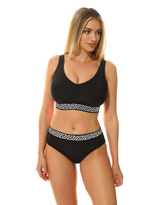 Раздельный купальник в спортивном стиле Ortygia (Размер: B/XL) (Цвет: синий)