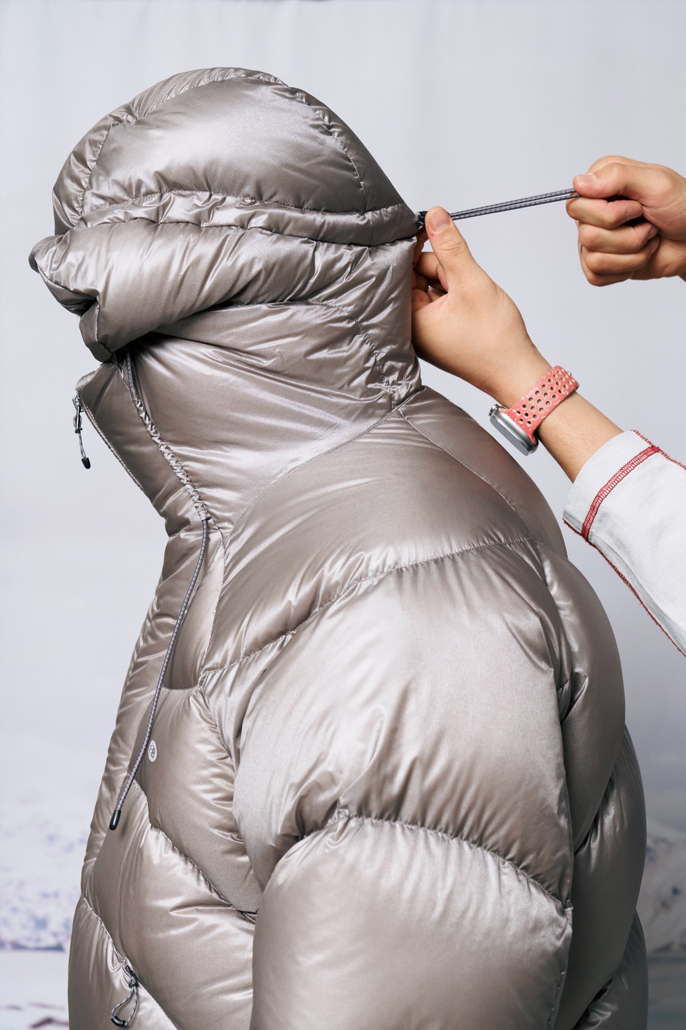 Куртка Nothomme Blue Monte Hooded Extreme Cold Down Jacket «Tibetan Incense Ash»