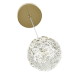 8080/1A LEDIO LN25 000  золото/прозрачный, металл/акрил Подвесной светильник LED 3W 4000K 220V TRINO