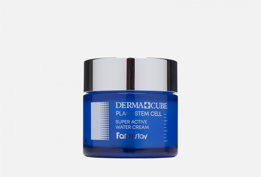 [Farm Stay] Derma Cube Plant Stem Cell Super Active Cream - Крем антивозрастной с фитостволовыми клетками, 80 мл