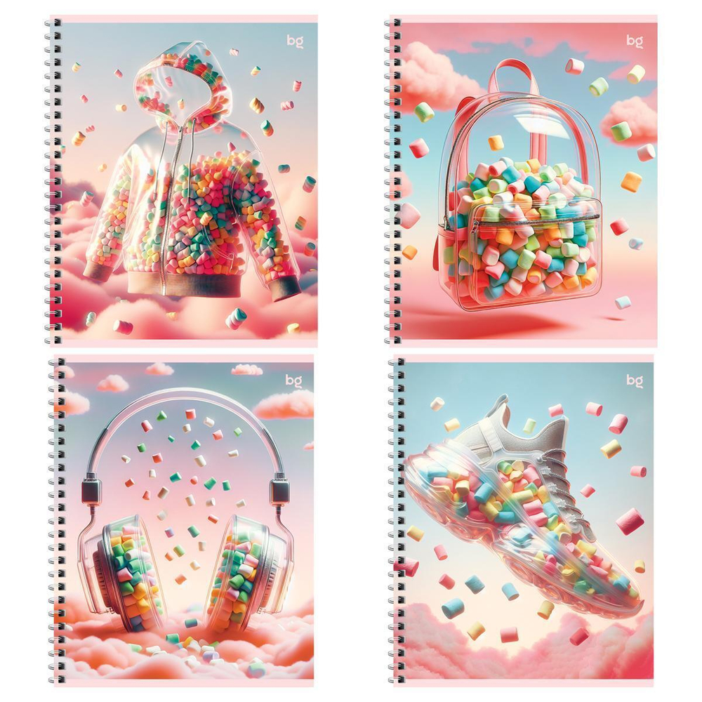 Тетрадь 48л А5, линия на гребне,эконом "Воздушный"(BG)