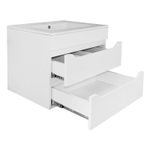 Комплект Тумба Loranto Аврора 60 610х470х515 подвесная, с раковиной Leone 60, белый (CS00089909)