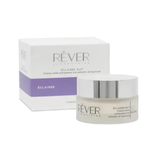 Rever Ночной крем выравнивающий тон кожи с грейпфрутом-ÉCLAIRÉE NUIT Crema notte schiarente con estratto di liquirizia,50 мл