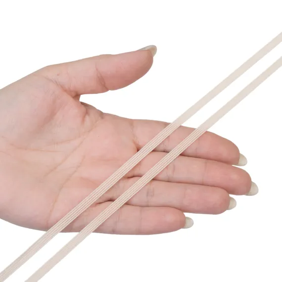 Резинка отделочная бежевая 4 мм (цв. 126), K-195/4