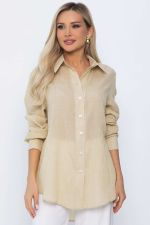 Рубашка Воздушное настроение (бежевая) Б13828-7М LT Collection