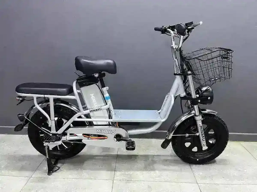Электровелосипед Minako Monster с корзиной