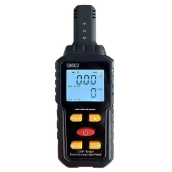 Детектор электромагнитного излучения 3-в-1 S8602: дозиметр для измерения электрического поля, магнитного поля и температуры